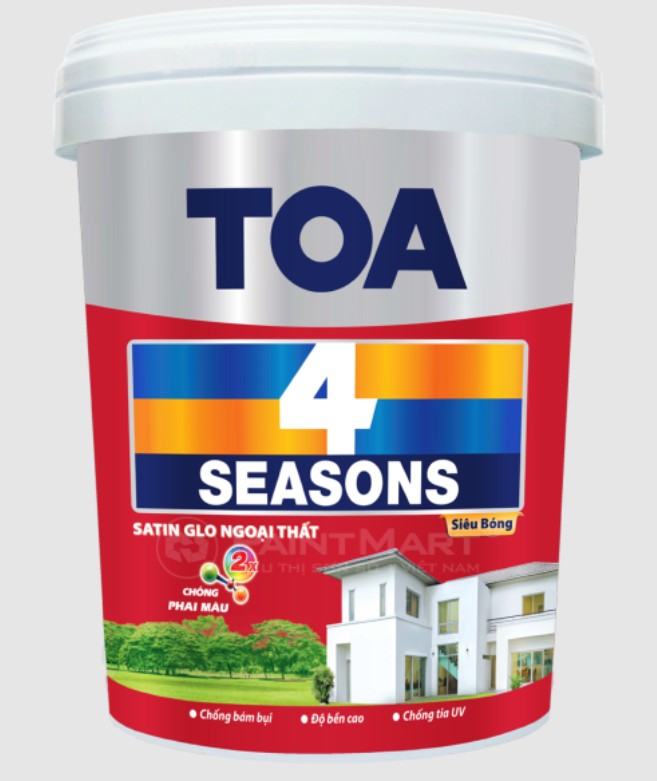 Sơn Toa 4 Seasons Satin Glo ngoại thất