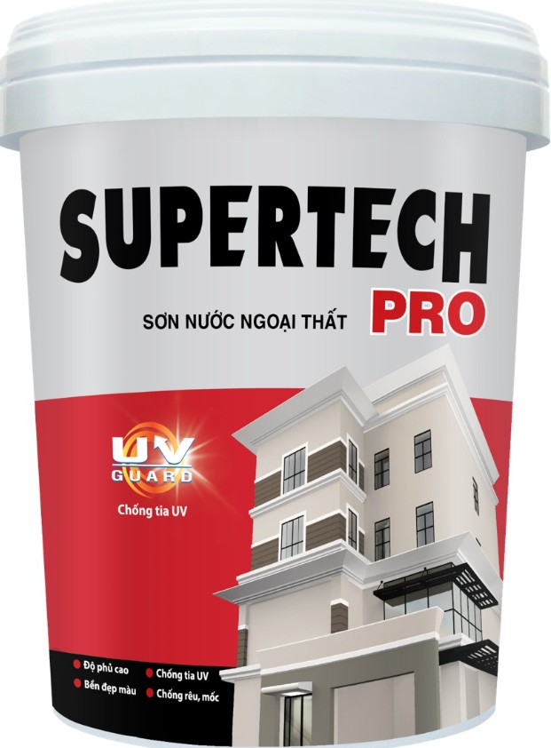 Sơn Toa Supertech Pro ngoại thất Sơn Toa Supertech Pro ngoại thất