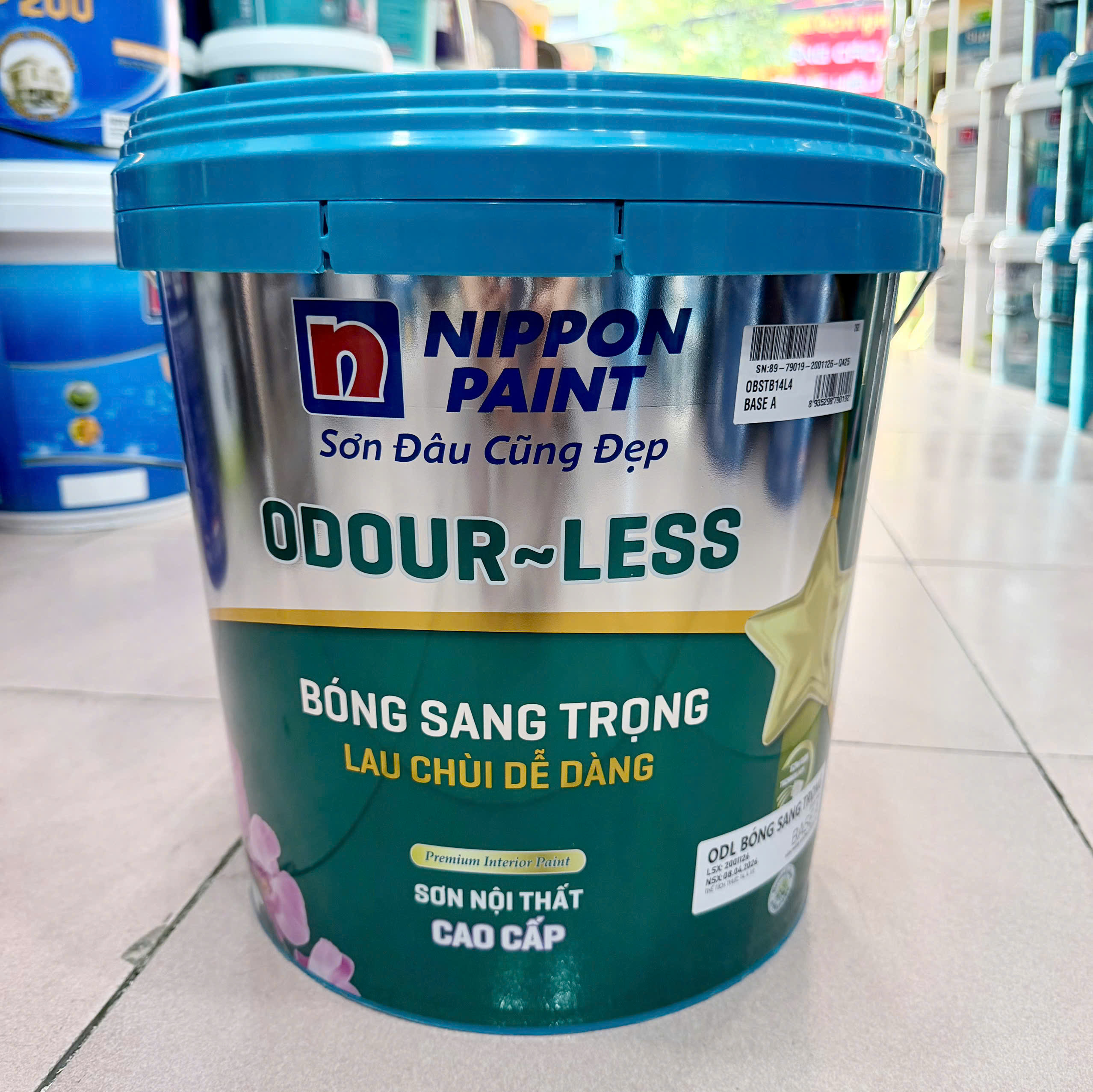Sơn Nippon Odour-less Bóng Sang Trọng